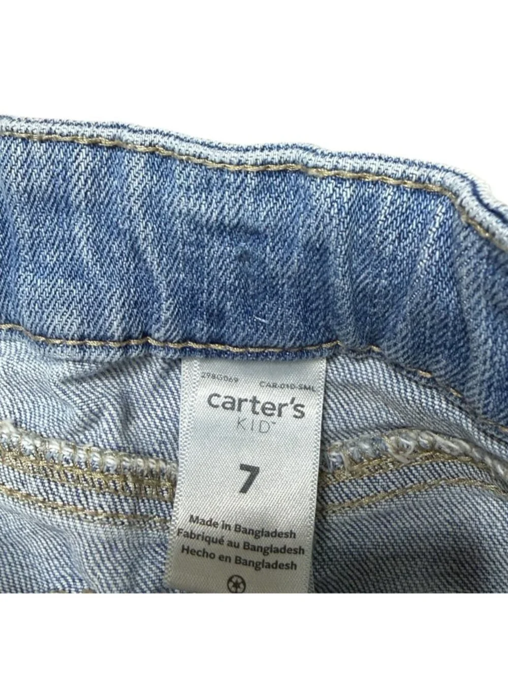 Carters Girls Size 7 Jean Skirt